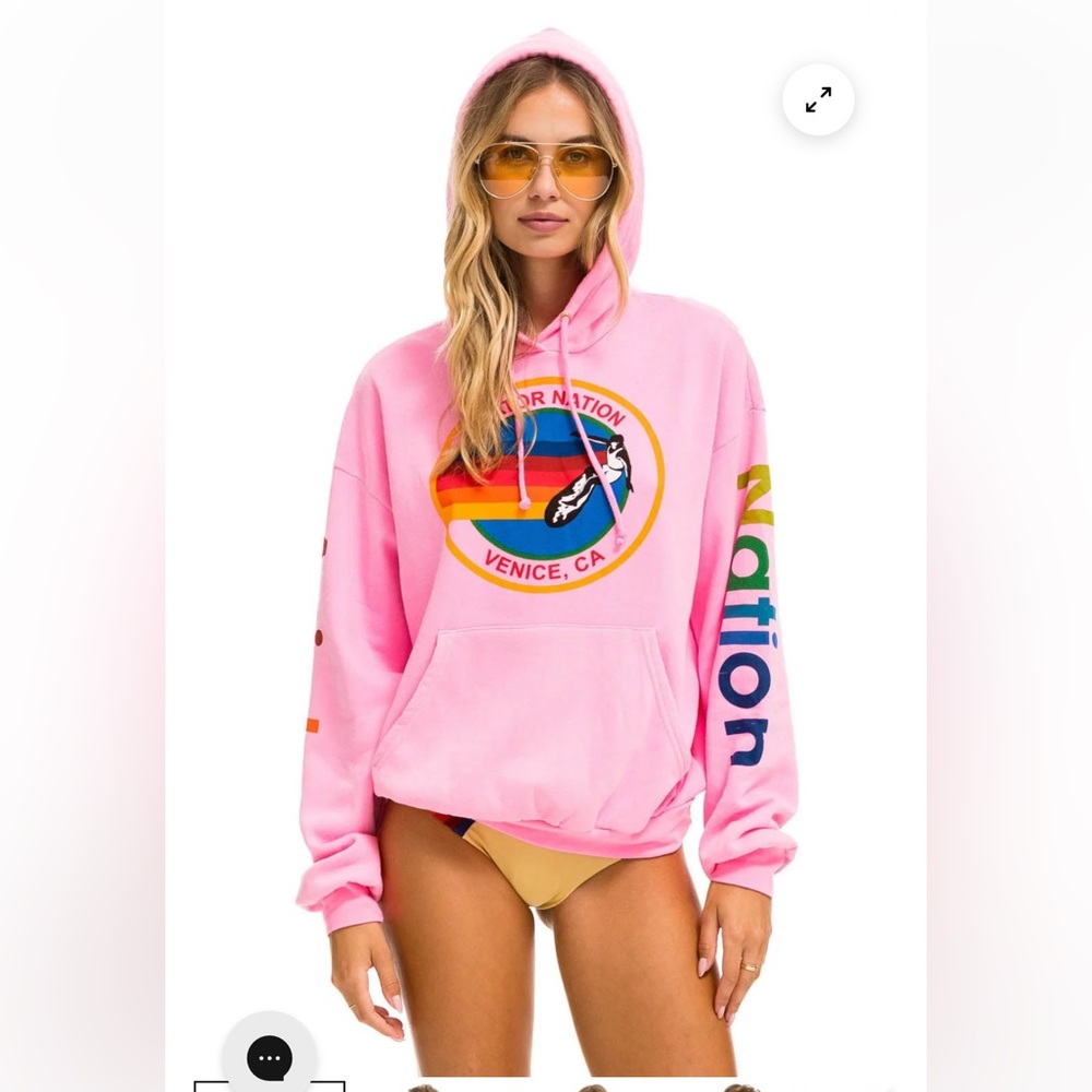 Pink Graphic Hoodie